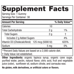 Vitamin D3 5000IU 30 жевательных таблеток Nordic Naturals