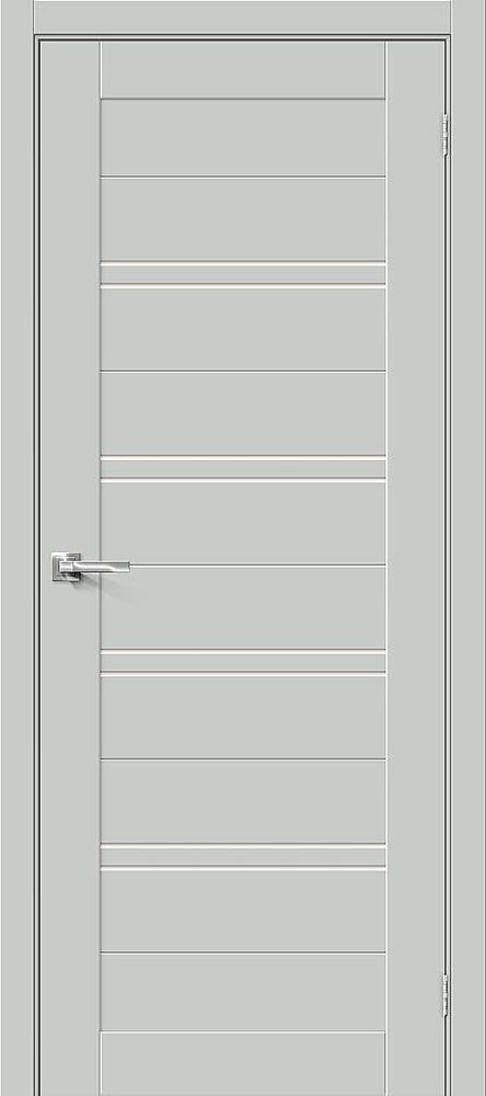Межкомнатная дверь Браво-28 Grey Silk / Двери Браво
