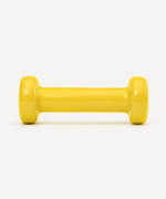 Гантель виниловая DB-101 0,5 кг, желтый