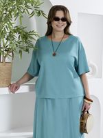 Блузка Камео-4 Виотекс БИРЮЗОВЫЙ