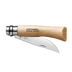 Нож Opinel №7, нержавеющая сталь, бук, блистер