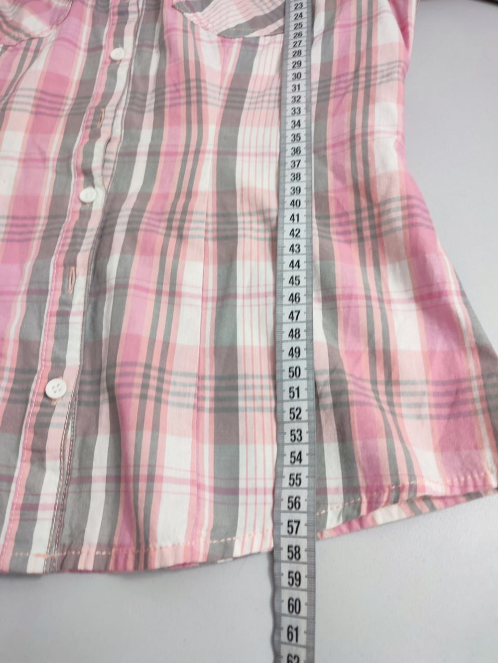 Блузка Oodji в клетку 44 размер