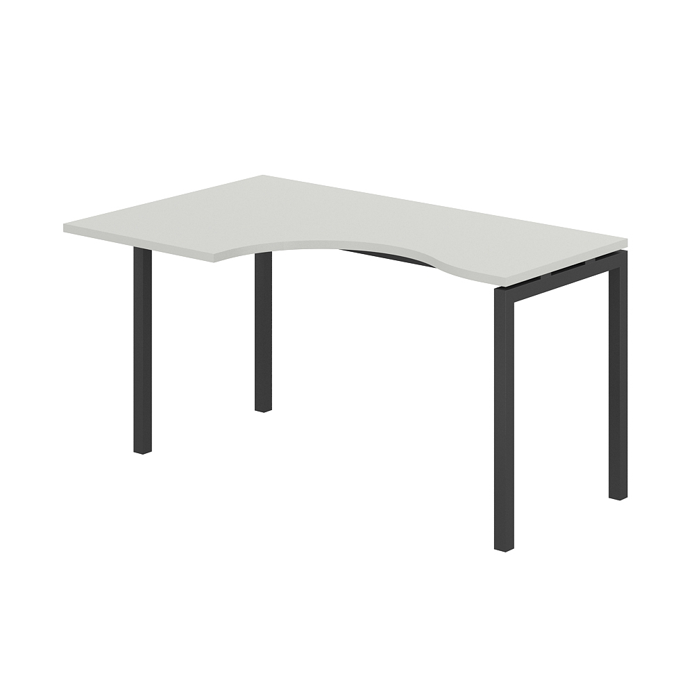 Стол эргономичный на металлокаркасе (антрацит) SIGMA (СИГМА) МК40х40