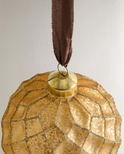 ZARA HOME ЕЛОЧНЫЙ ШАР, ЗОЛОТИСТЫЙ