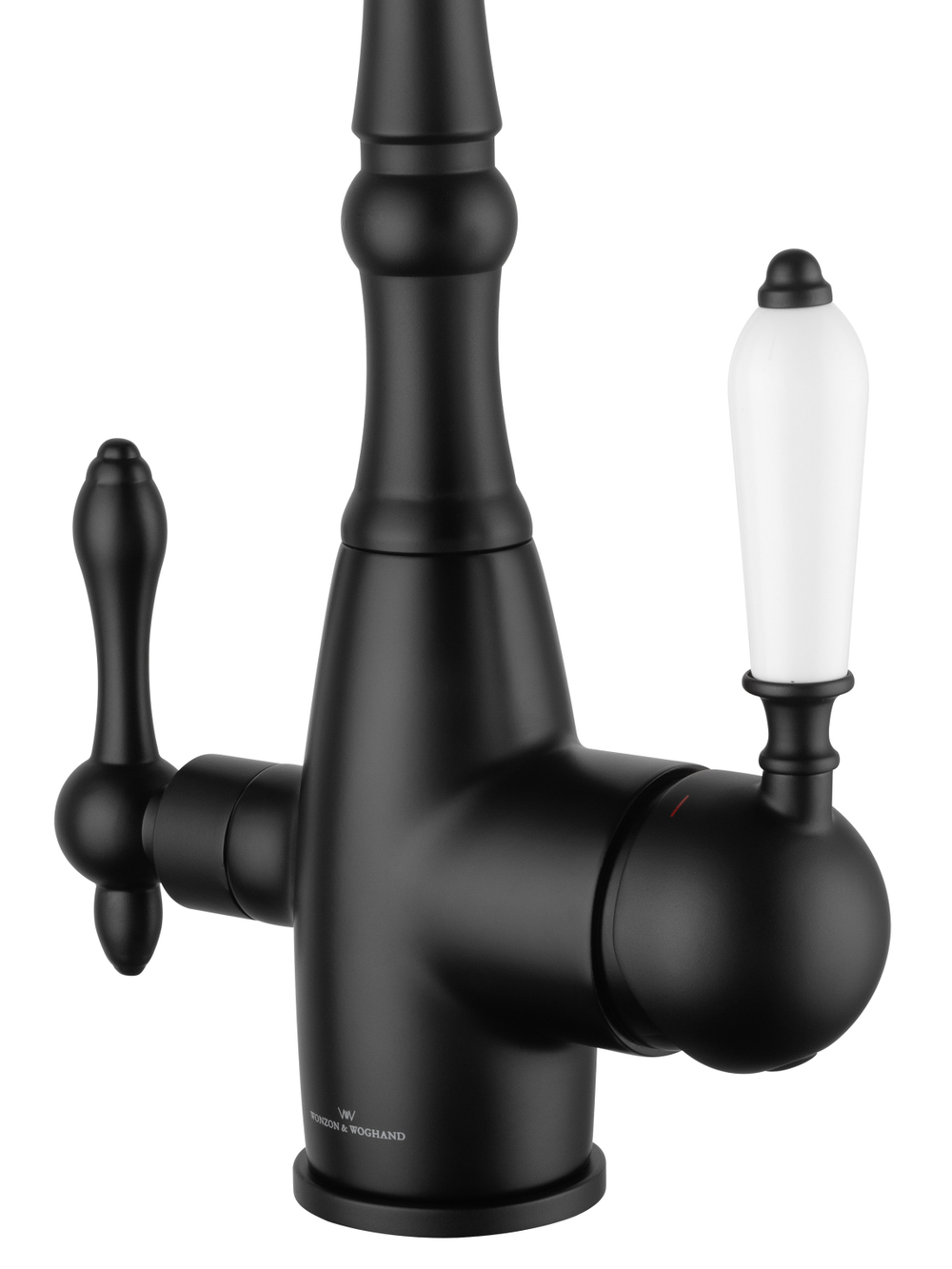 Смеситель для кухни c подключением фильтра WONZON & WOGHAND, Черный матовый (WW-88458006-MB)