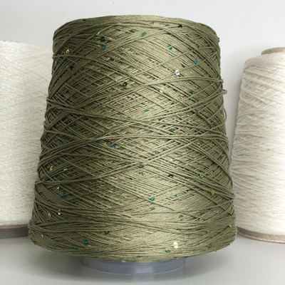 4STARs - Ri.Go 97% мерсеризованный хлопок, 3% пайетки 420м/100гр. col.4040 оливковый.