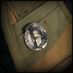 Клипса для системы MOLLE "Спарта" , латунь