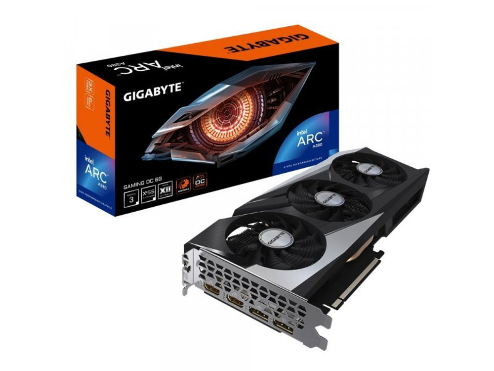 Видеокарта Gigabyte Intel Arc A380 [GV-IA380GAMING OC-6GD]