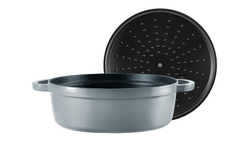 Кастрюля 28см Voeux Gracieuse серая