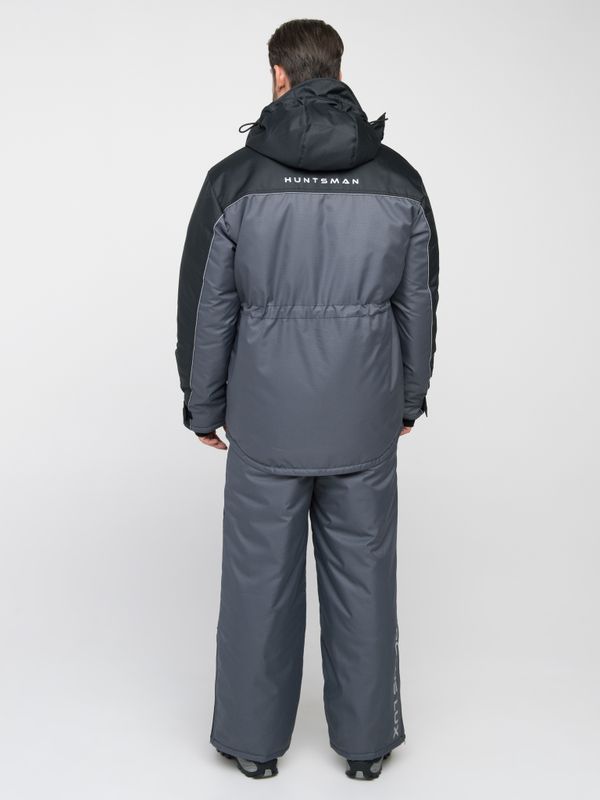 Костюм зимний Полюс LUX ткань Cell цвет Серый/Черный