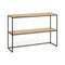 Yoana Консоль из дубового шпона и черного металла 120 x 80 cm