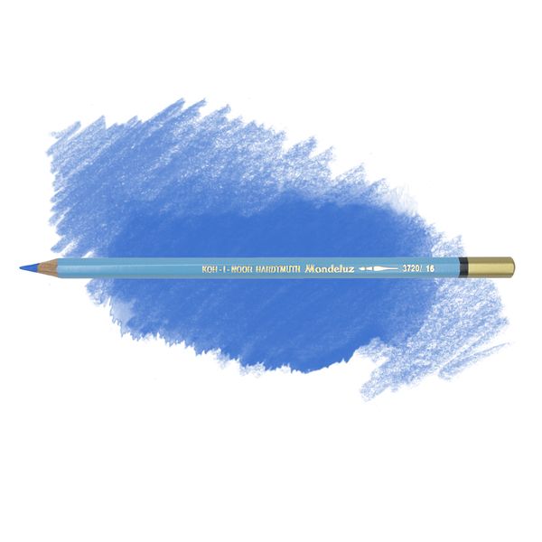 Карандаш художественный акварельный MONDELUZ, цвет 16 церулеум синий