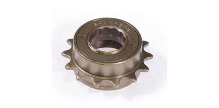 Трещотка 1/2"x1/8", 14 зубьев, резьба M30*1, сталь, цвет: бронзовый для  BMX 1/100 KDF-14