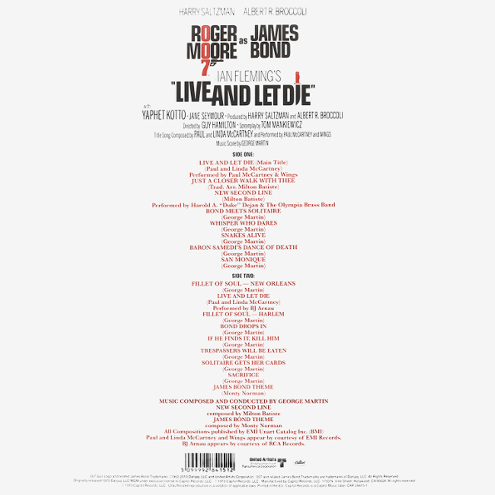 Soundtrack / Live And Let Die (2LP)