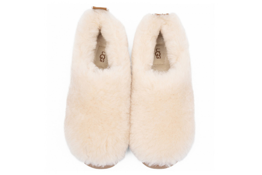 Ugg Hailey Fluff Slippers Natural