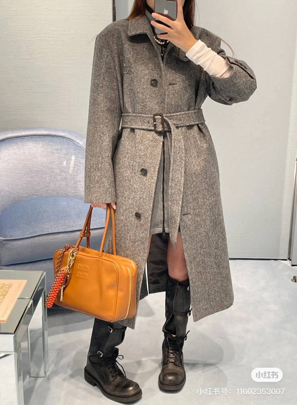 Пальто MIU MIU