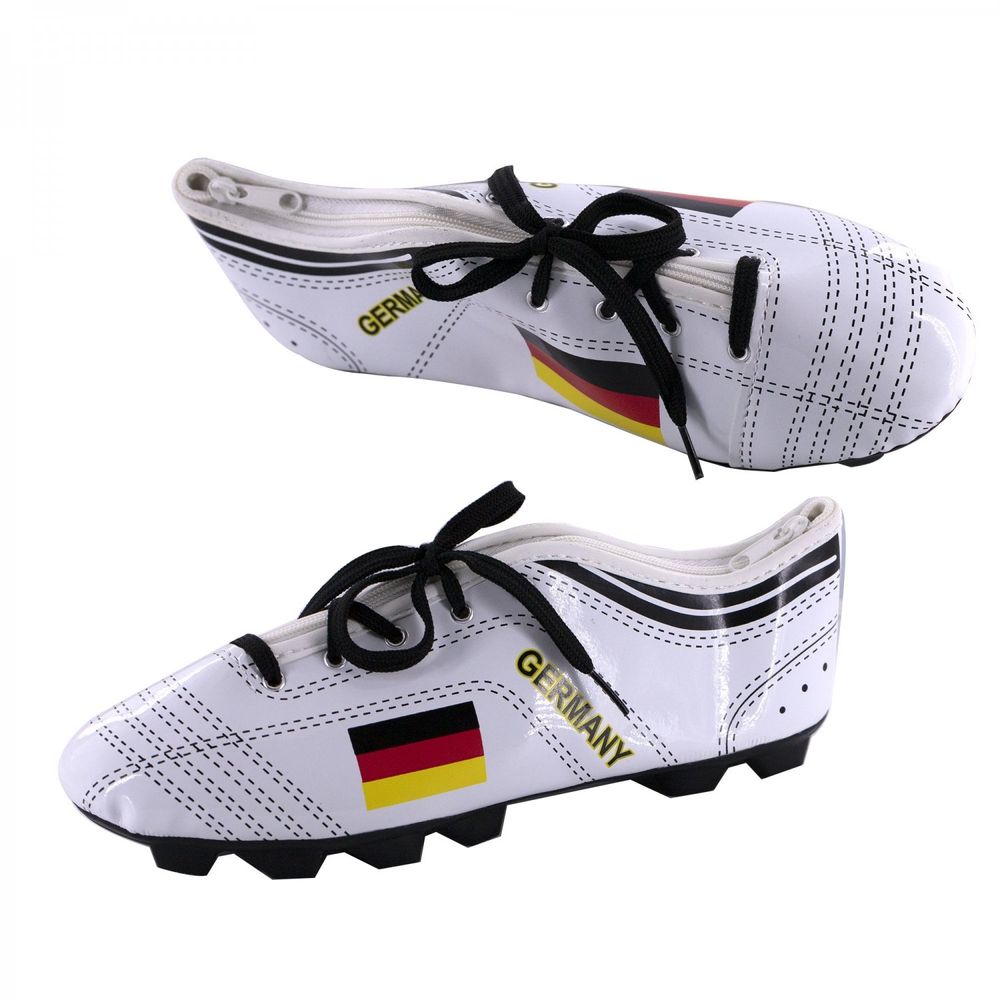 Пенал - косметичка Alingar, ПВХ, молния, 90 х 220 мм, "Бутсы. Germany", форма - бутс