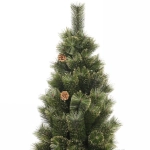 Ёлка «Зимушка» 180 см, леска, шишки, золотое напыление (267 веток) (SZ802GA-180)