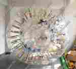 Светящийся зорб "Neo" ПВХ, усиленные сиденья, диаметр 2.2 м