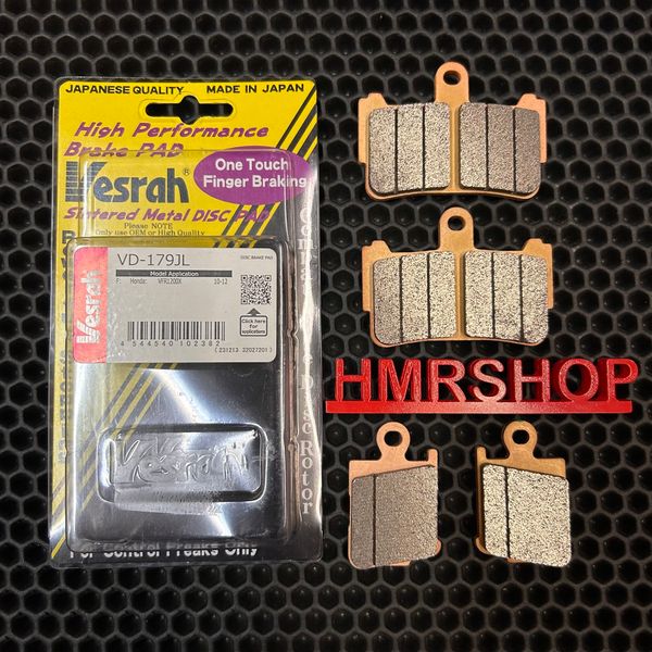 Vesrah Колодки тормозные передние VFR 1200 F FD VD-179JL