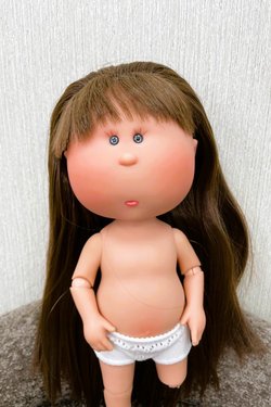 УЦЕНКА2 Кукла Nines виниловая 30см MIA CASE шарнирная без одежды (1210W)