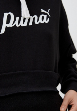 Толстовка женская PUMA ESS+ Script Hoodie TR