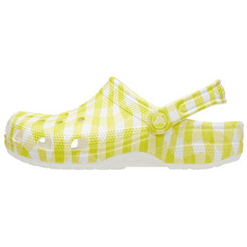 Crocs Classic Gingham Clog 'White Yellow'