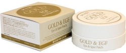 Petitfee Гидрогелевые патчи для век с золотыми частицами и фактором роста Gold & EGF eye & spot patch, 90 шт.