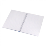 Тетрадь 96л., А4, клетка, Alingar, гребень, блок офсет, цветной пластик, "Зелёный"