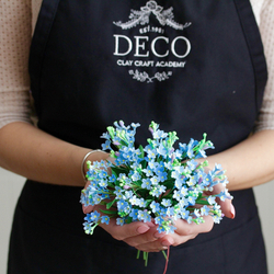 Полимерная глина CLAYCRAFT BY DECO, самоотвердевающая decoclay, цвет Синий, 55 гр