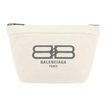 Balenciaga Cotton Clutch Women"s White