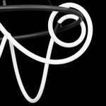 Citilux PYTHON CL220281 Люстра подвесная с пультом Чёрная