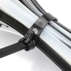 Стяжка пластиковая многоразовая нейлон 200х7,5мм черная PRM Европартнер (15шт.)