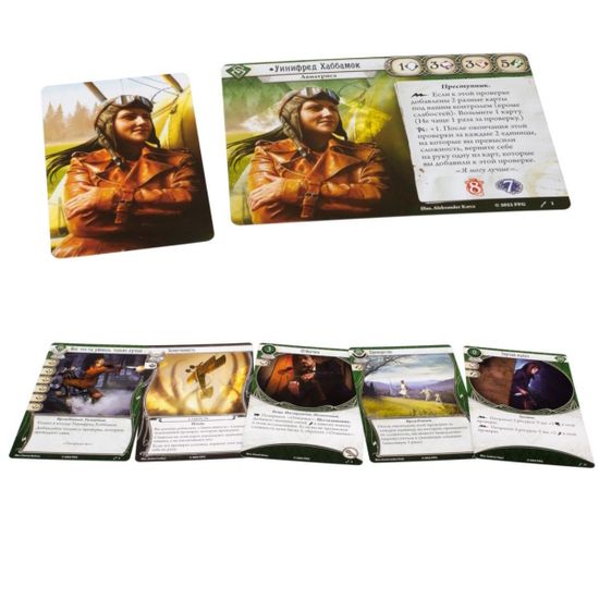 Настольная игра Ужас Аркхэма. Колода сыщика. Уинифред Хаббамок