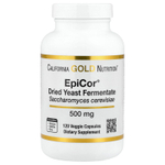 California Gold Nutrition, Epicor®, сухой дрожжевой ферментат, 500 мг, 120 растительных капсул
