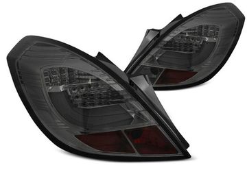 Задние фонари для Opel Corsa D 3D (06-14) LED Smoke