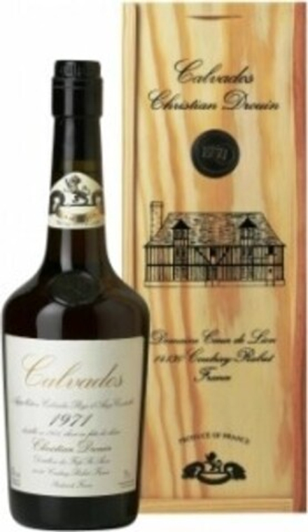 Кальвадос Coeur de Lion Calvados 1971 wooden box, 0.7 л