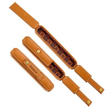 Жесткий футляр из кожи для 1 ручки (EBT101)