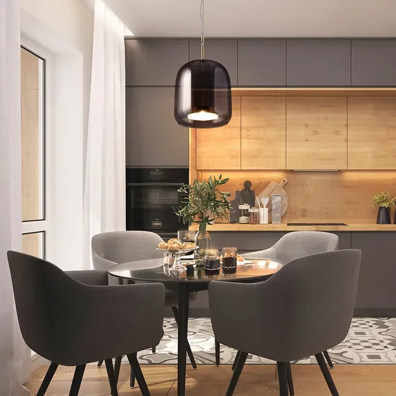 Подвесной светильник Мэдмен / Madmen 3000К 6Вт Maytoni mod128pl-l6br
