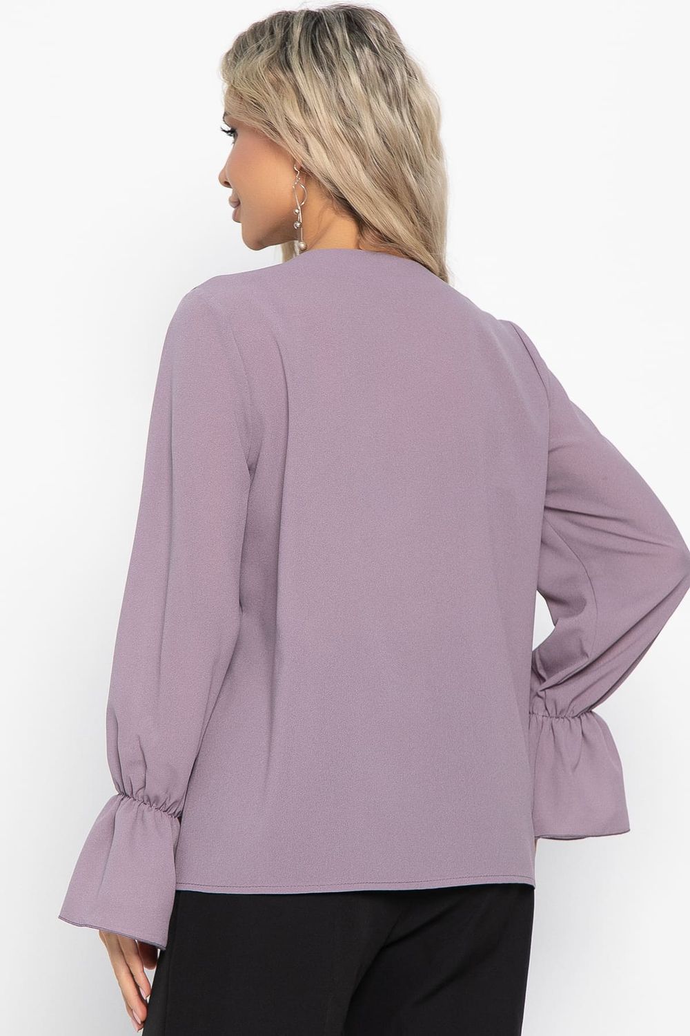 Блуза шифоновая Вэнси (пудра) Б15025-8М LT Collection