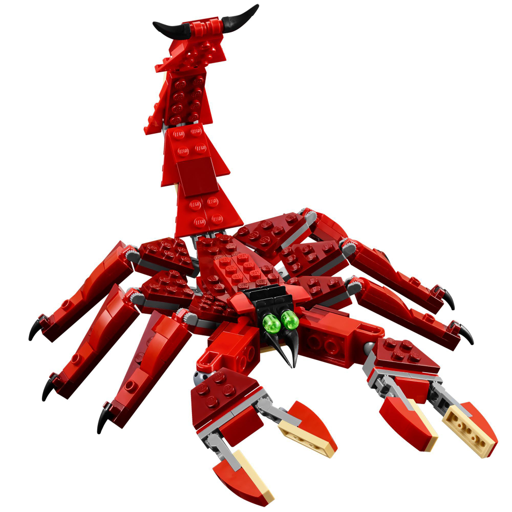 LEGO Creator: Огнедышащий дракон 31032 — Red Creatures — Лего Креатор Творец Создатель