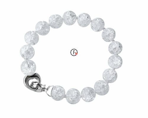 Браслет из снежного кварца