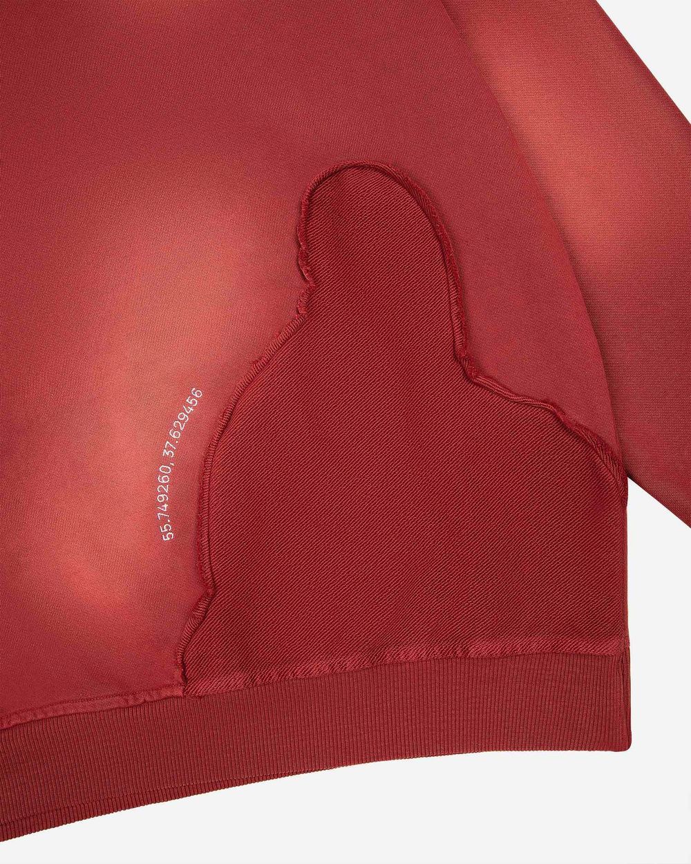 Худи Bruler d'Amour Scheme of the City красный