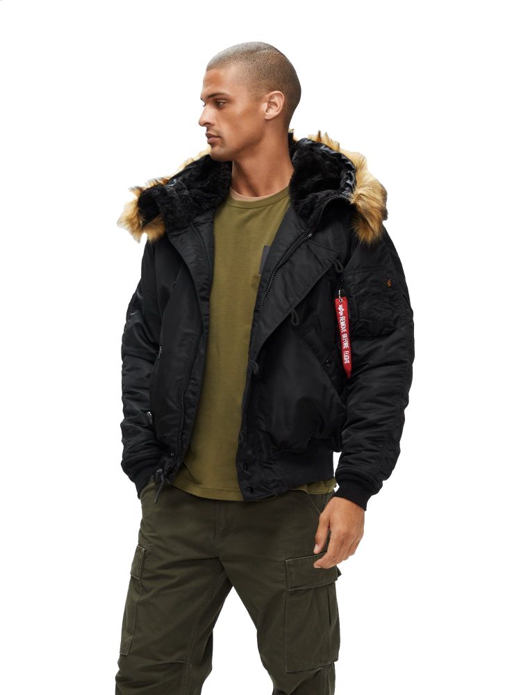 Куртка Alpha Industries N-2B Short Waist Parka (Black)