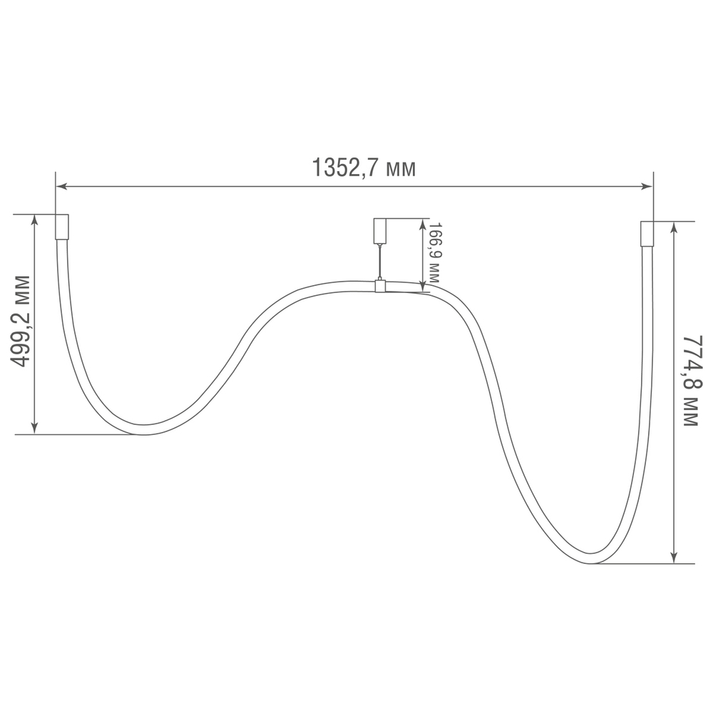 Светодиодный светильник для магнитной модульной системы, 45Вт, 1800Лм