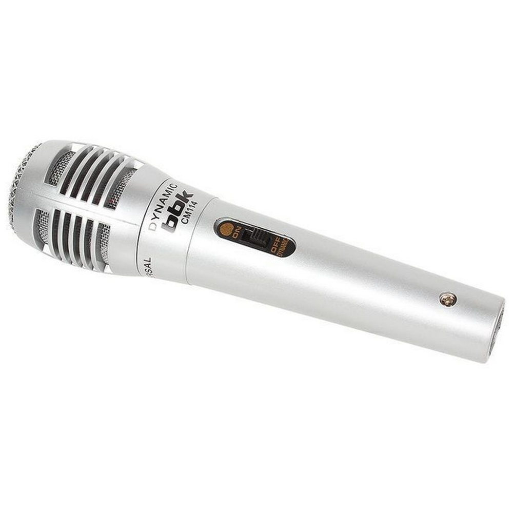 Микрофон BBK CM 114 универсальный серебро