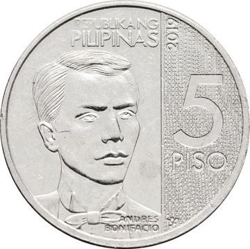 5 песо 2019 Филиппины