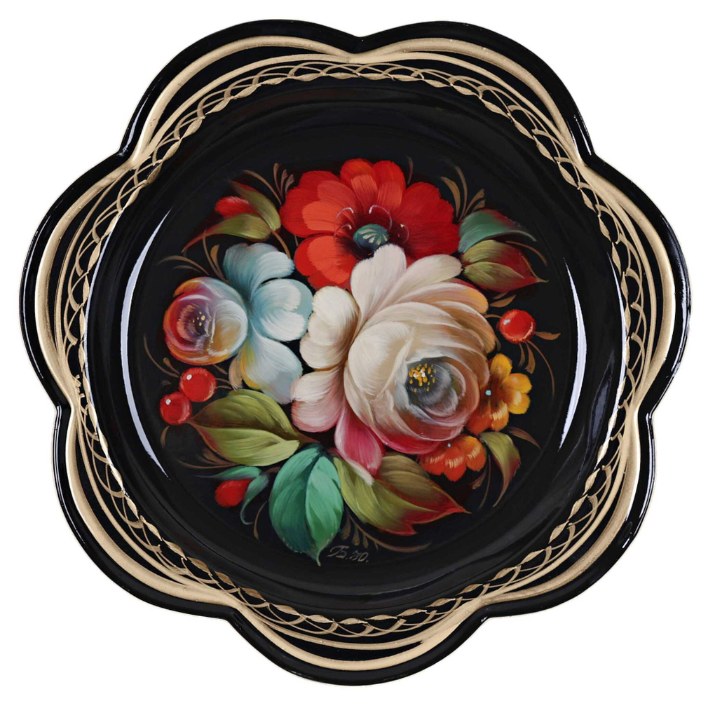 Zhostovo metal tray A1D070425296