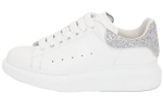 Alexander McQueen Alexander McQueen wide-shaped lightweight wear-resistant low-cut fashion sneakers women's silver color