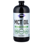 NOW Foods, Sports, масло MCT, с нейтральным вкусом, 946 мл (32 жидк. унции)